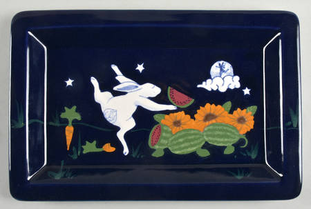 Rabbits 10" Rectangular Tray