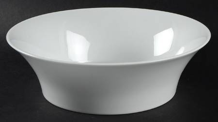 Berlin White 8" Salad Serving Bowl
