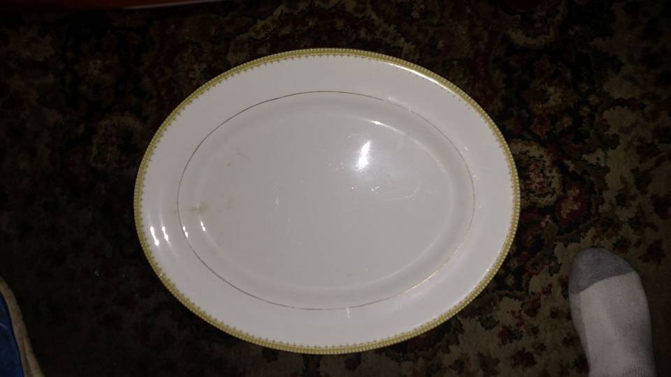 KTK219 12" Oval Serving Platter