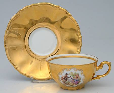 KRO34 Flat Cup & Saucer Set