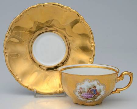 KRO34 Flat Cup & Saucer Set