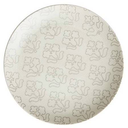 Trellis Opal Dinner Plate