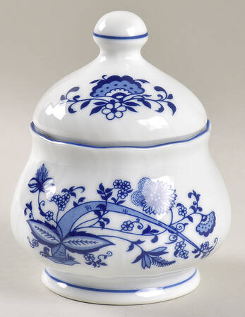 Blo1 (Swirled) Sugar Bowl & Lid
