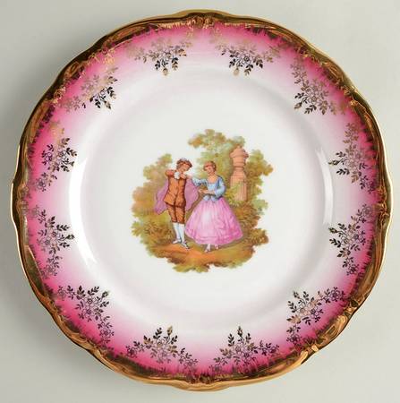 KU2 Red Dinner Plate
