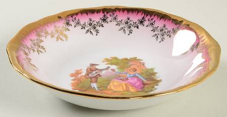 KU2 Red Coupe Soup Bowl