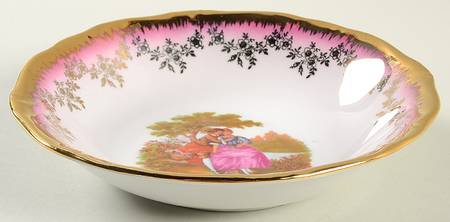 KU2 Red Coupe Soup Bowl