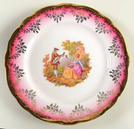 KU2 Red Dinner Plate