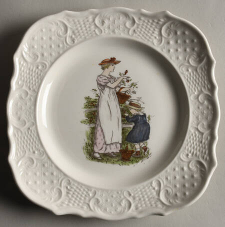 Sun Glo Studios Square Salad Plate
