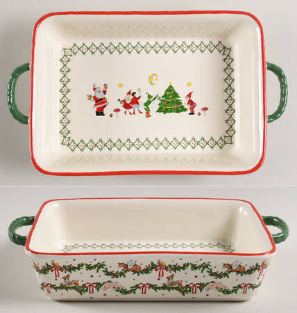 Christmas Collection 8" Rectangular Baker