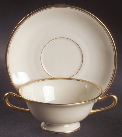 86 Footed Bouillon Cup & Saucer