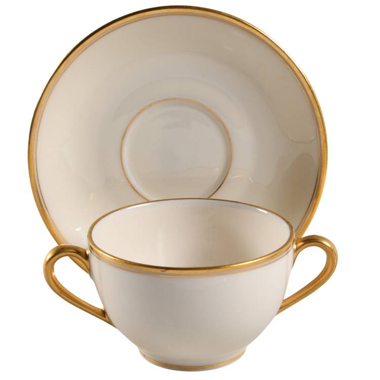 86 Flat Bouillon Cup & Saucer