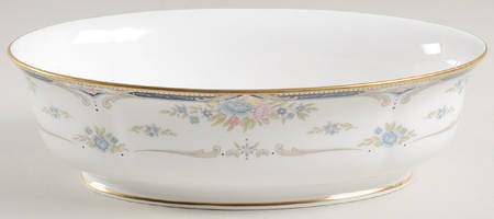 Abigail 10" Oval Vegetable Bowl