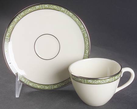 Adrienne Flat Demitasse Cup & Saucer Set