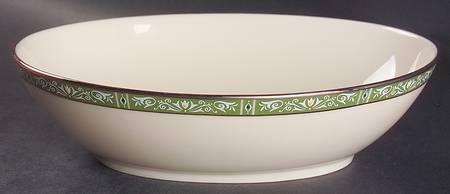 Adrienne 9" Oval Vegetable Bowl
