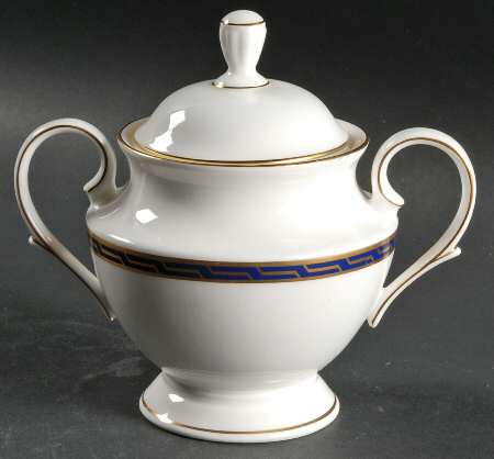 Aegean Cobalt Sugar Bowl & Lid