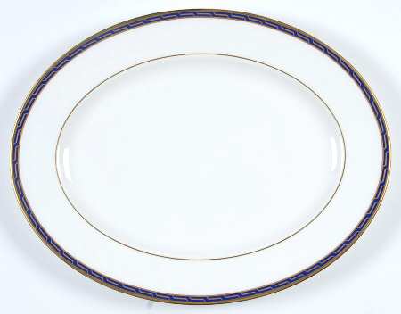 Aegean Cobalt 13" Oval Serving Platter