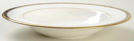Aegean Cobalt Rim Soup Bowl by Lenox