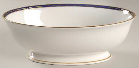 Aegean Cobalt 9" Oval Vegetable Bowl
