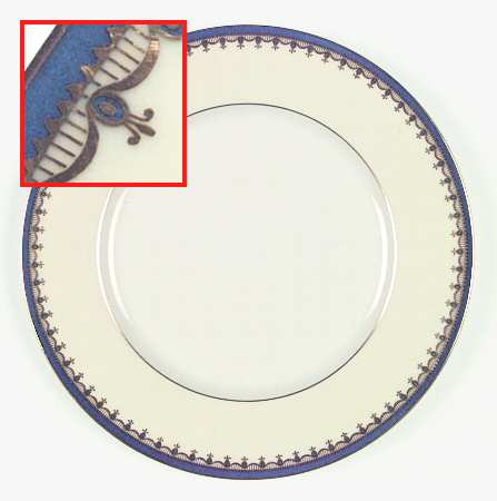 Alden (Blue, Cream Rim) by Lenox