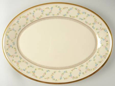 Amanda 14" Oval Serving Platter