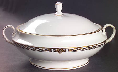 American Deco Round Covered Vegetable