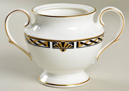 American Deco Sugar Bowl No Lid