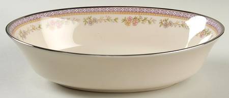 Amethyst 9" Oval Vegetable Bowl