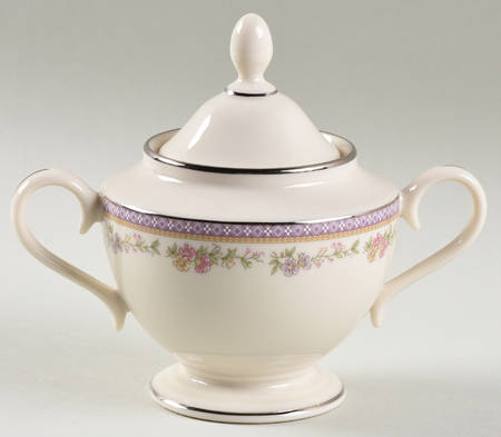 Amethyst Sugar Bowl & Lid