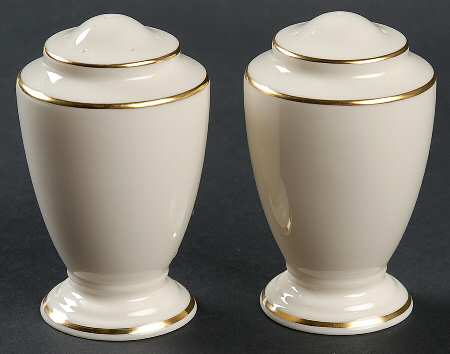 Ambassador Gold Salt & Pepper Set