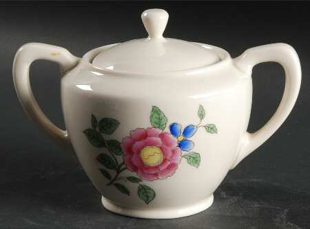 Arden Rose Sugar Bowl & Lid