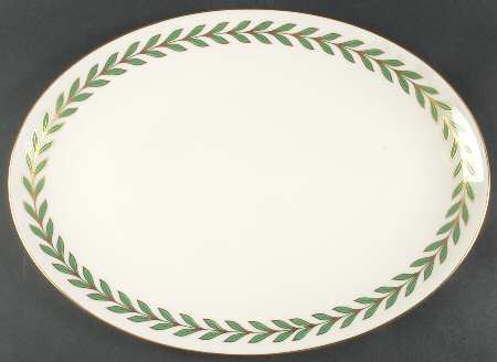 Athenia (Coupe Shape) 17" Oval Serving Platter