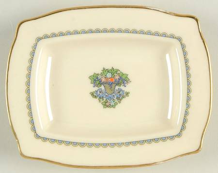 Autumn (Newer, Gold Backstamp) Silver Tray