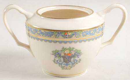 Autumn (Newer, Gold Backstamp) Sugar Bowl No Lid
