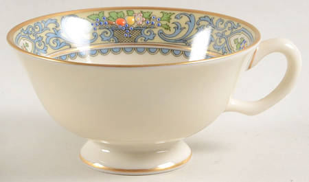 Autumn (Newer, Gold Backstamp) Footed Cup