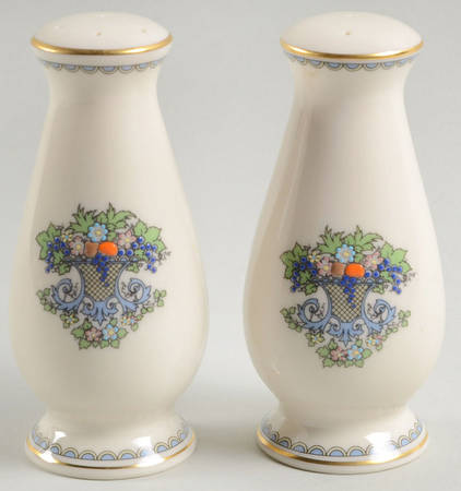 Autumn (Newer, Gold Backstamp) Salt & Pepper Set