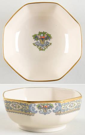 Autumn (Newer, Gold Backstamp) 5" Octagonal Vegetable Bowl