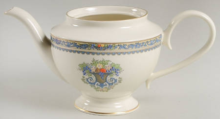 Autumn (Newer, Gold Backstamp) 1999 Shape Teapot No Lid