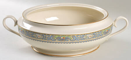 Autumn (Newer, Gold Backstamp) 99 Shape Round Vegetable No Lid