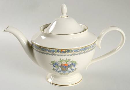 Autumn (Newer, Gold Backstamp) 1999 Shape Teapot & Lid