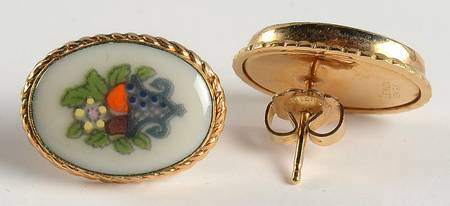 Autumn (Newer, Gold Backstamp) Earring Pair