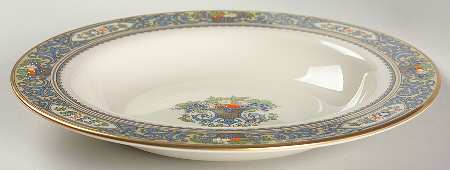 Autumn (Newer, Gold Backstamp) Large Rim Soup Bowl
