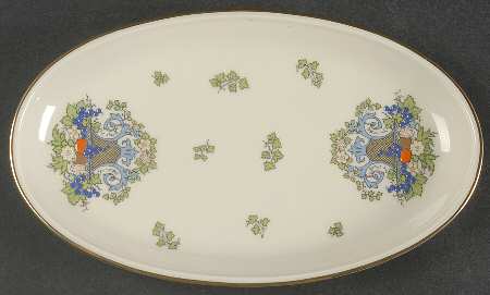 Autumn (Newer, Gold Backstamp) Candy Tray