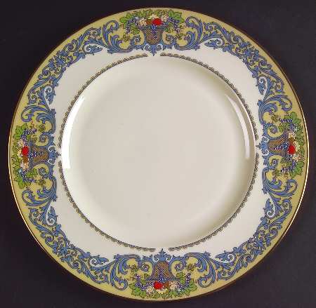 Autumn (Newer, Gold Backstamp) Accent Luncheon Plate