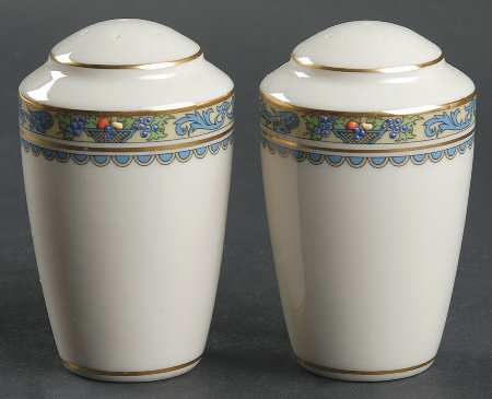 Autumn (Newer, Gold Backstamp) Salt & Pepper Set