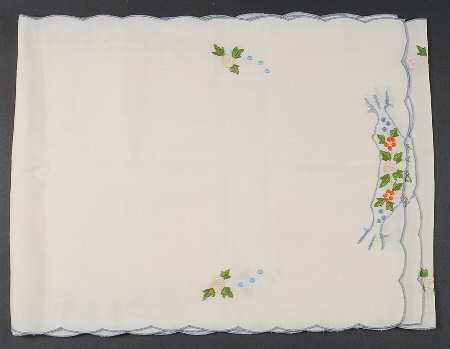 Autumn (Newer, Gold Backstamp) 13" X 68" Cloth Table Runner