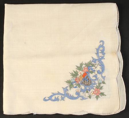 Autumn (Newer, Gold Backstamp) Linen Napkin