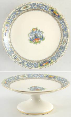 The Autumn (Black Or Green Stamp) Round Compote (Height X Width)