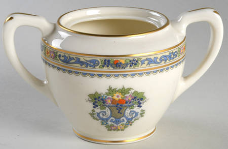 The Autumn (Black Or Green Stamp) Shape 1962 Sugar Bowl No Lid