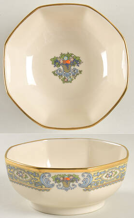 The Autumn (Black Or Green Stamp) 5" Centennial Octagonal Vegetable Bowl