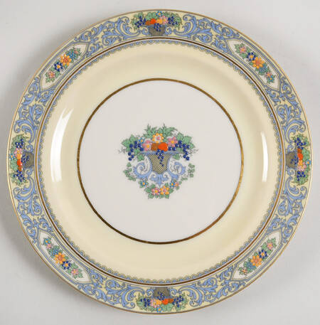 The Autumn (Black Or Green Stamp) Luncheon Plate